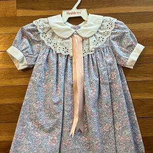 Vintage 90s mine alone toddler girl’s cotton dress, size 2T